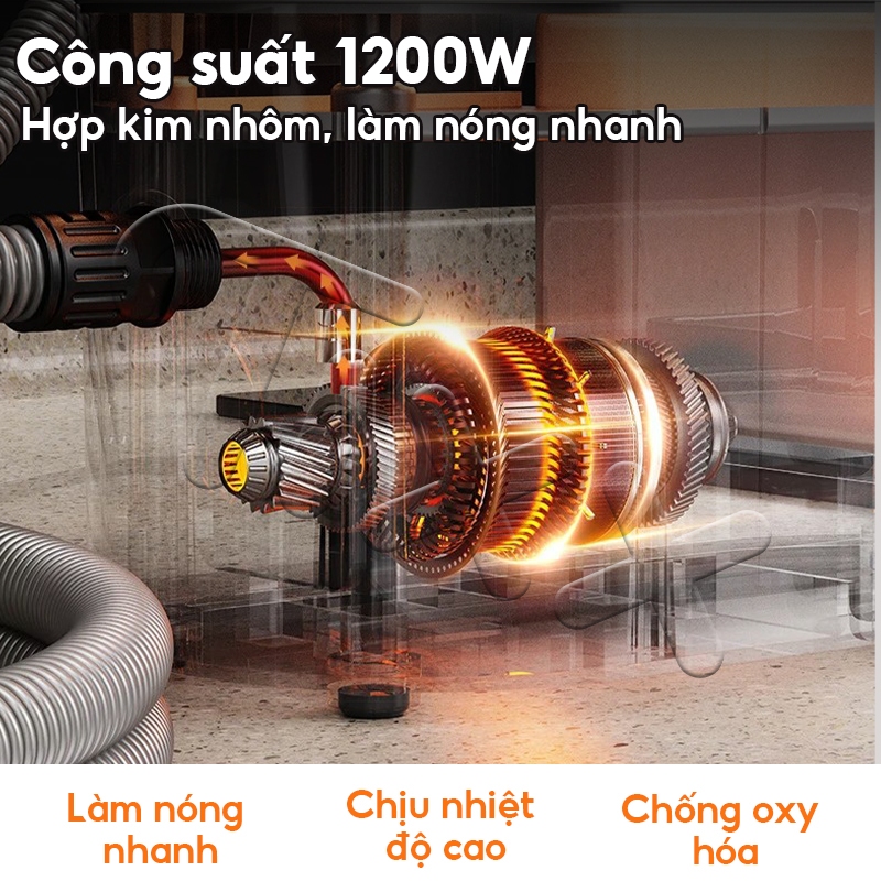 TIXX Máy làm sạch hơi nước nóng đa năng 850ml làm sạch ô tô nhà bếp tẩy dầu mỡ Hơi nước 120°C
