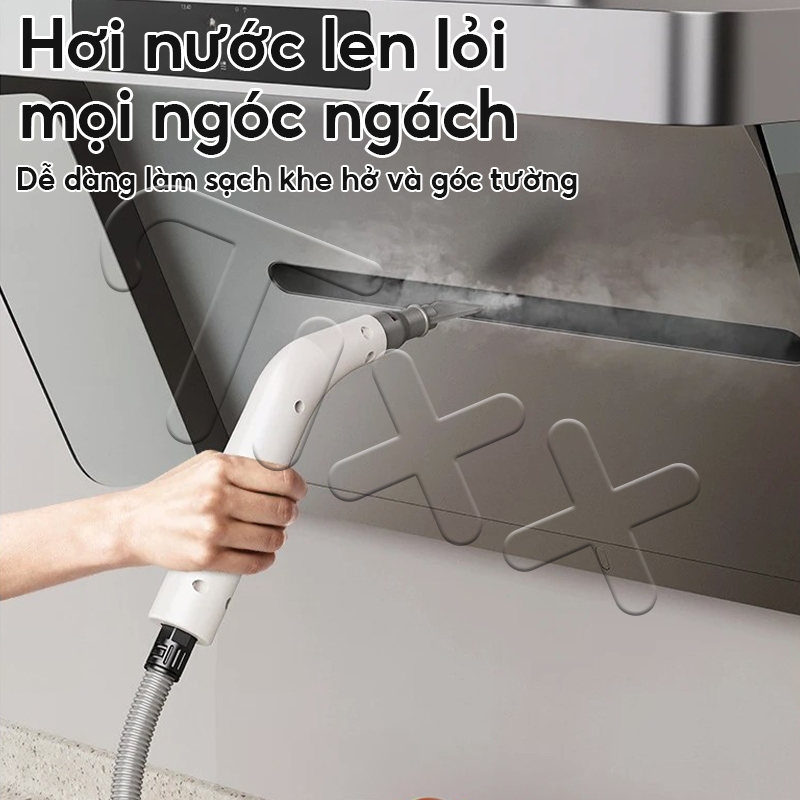 TIXX Máy làm sạch hơi nước nóng đa năng 850ml làm sạch ô tô nhà bếp tẩy dầu mỡ Hơi nước 120°C