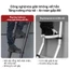 Thang rút đơn cao 2.7M - 5.9M thép Carbon chịu tải FUJIHOME Nhập Khẩu, thang rút chữ I khoá chốt an toàn chân chống trơn