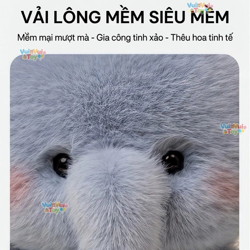 🐰Thú bông nhỏ để bàn – Bạn đồng hành êm ái, mềm mại an ủi