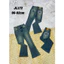 Quần Jeans Nữ, Quần Bò Nữ Lưng Cao Thêu Nơ Đắp Thời Trang