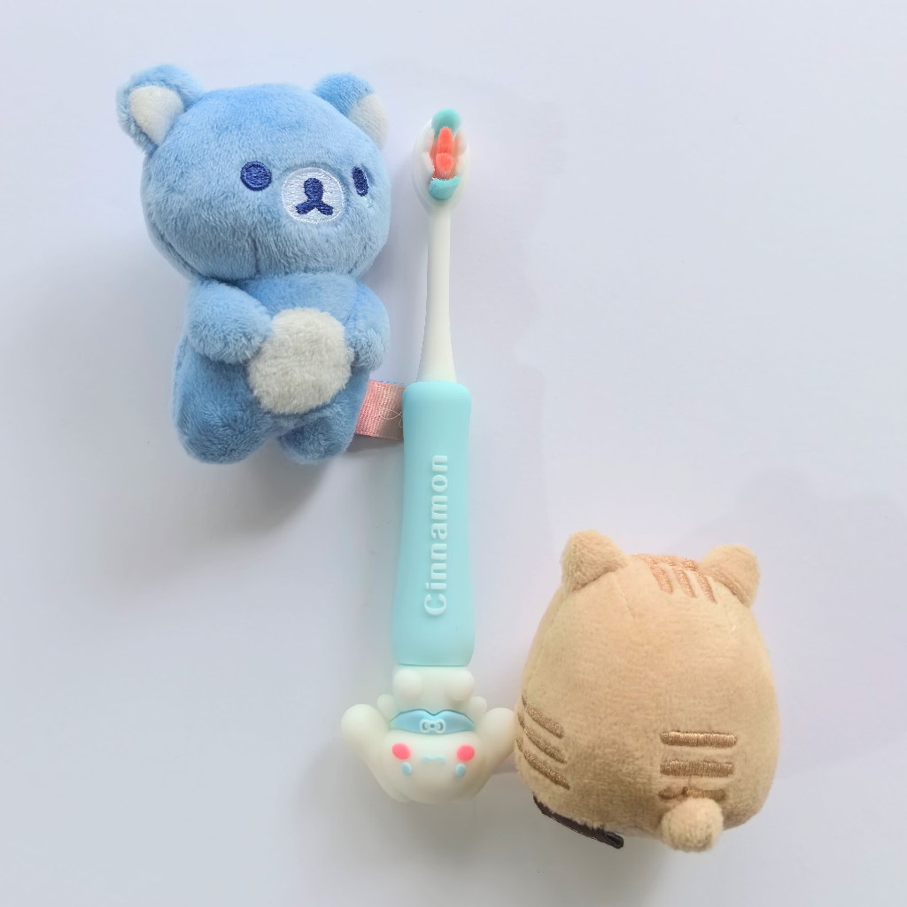 Bàn chải đánh răng trẻ em Sanrio dễ thương, lông mềm, dành cho trẻ từ 3 đến 6 tuổi đến 12 tuổi.