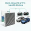 Lọc Gió Điều Hòa VinFast VF8 VF9 Cao Cấp Lọc PM2.5, Kháng Khuẩn, Size 229x199x32mm