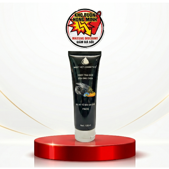 Gel Tẩy Tế Bào Chết - Làm Sạch Sâu, Thông Thoáng Lỗ Chân Lông Nhật Việt (Đen-Trắng)