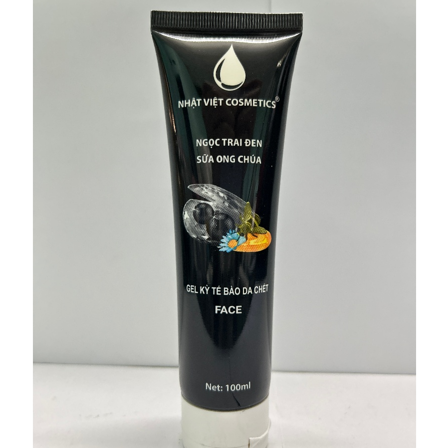 Gel Tẩy Tế Bào Chết - Làm Sạch Sâu, Thông Thoáng Lỗ Chân Lông Nhật Việt (Đen-Trắng)