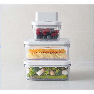 Maha  Basic 4P/Set (có máy vakuen) Bộ Hộp Đựng Thực Phẩm Vakuen