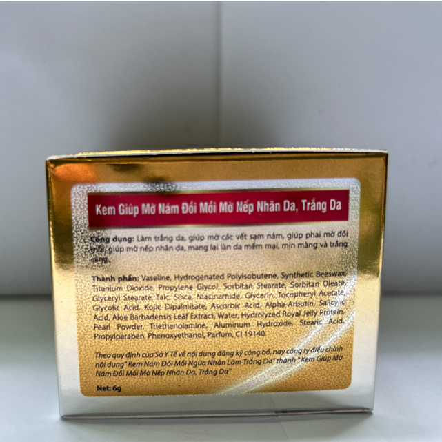 Kem Face Nhật Việt V1 [Vàng Xám] - Dưỡng Da Sáng Hồng, Tươi Trẻ, Đều Màu 6g