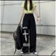 Quần Denim Nữ Nam thánh giá .Quần Ống Rộng Xuông Unisex Dáng Dài Lưng Chun Có Túi Màu Bò 4 size - DTB