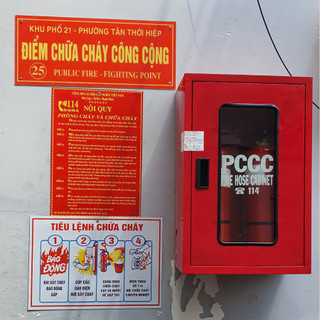 Tủ cc trong nhà,tủ vách tường, tủ đựng bình cc,đựng lăng phun,cuộn vòi 600x400x200