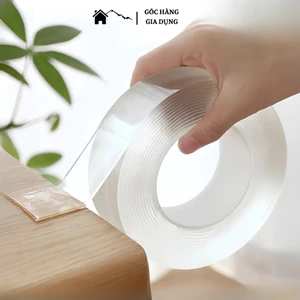 Băng keo hai mặt siêu dính, băng dính nano dán tường đa năng chịu lực dài 3m,5m