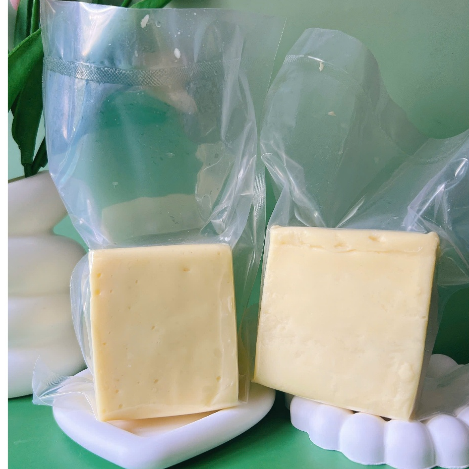 1Kg Phô mai Khối Mozzazzella kéo sợi _Kèm Túi Giữ Nhiệt_ GIAO TỈNH PHÍA NAM