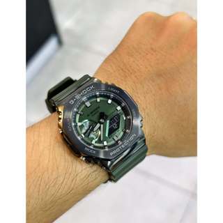 Đồng Hồ Nam Dây Nhựa Casio G-Shock GM-2100B-3A Vỏ Thép Chính Hãng - GM-2100B-3ADR Carbon Core