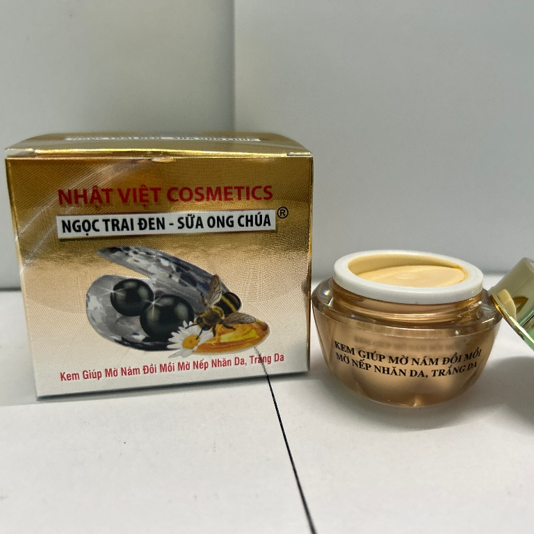 Kem Face Nhật Việt V5 - Chiết Xuất Sữa Ong Chúa, Giúp Da Sáng Mịn & Căng Mượt 8g