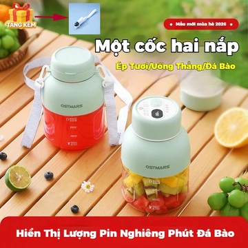 Máy Xay Sinh Tố Máy Xay Sinh Tố Cầm Tay Máy Ép Trái Cây Máy Xay Cầm Tay Máy Nấu Sữa Hạt Ép Đá