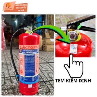 {Có kiểm định}Combo 2 bình chữa cháy bột 4kg đã kiểm định,kèm kệ nhựa và Tặng nội quy tiêu lệnh