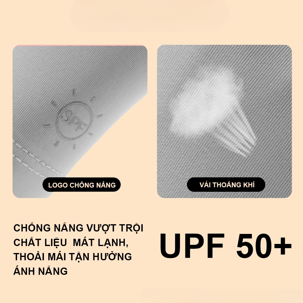 [Peinn] Găng Tay Ngắn Chống Nắng Hở Ngón Chống Trượt Chống Tia UV UPF50+ Nhiều Màu GTA01