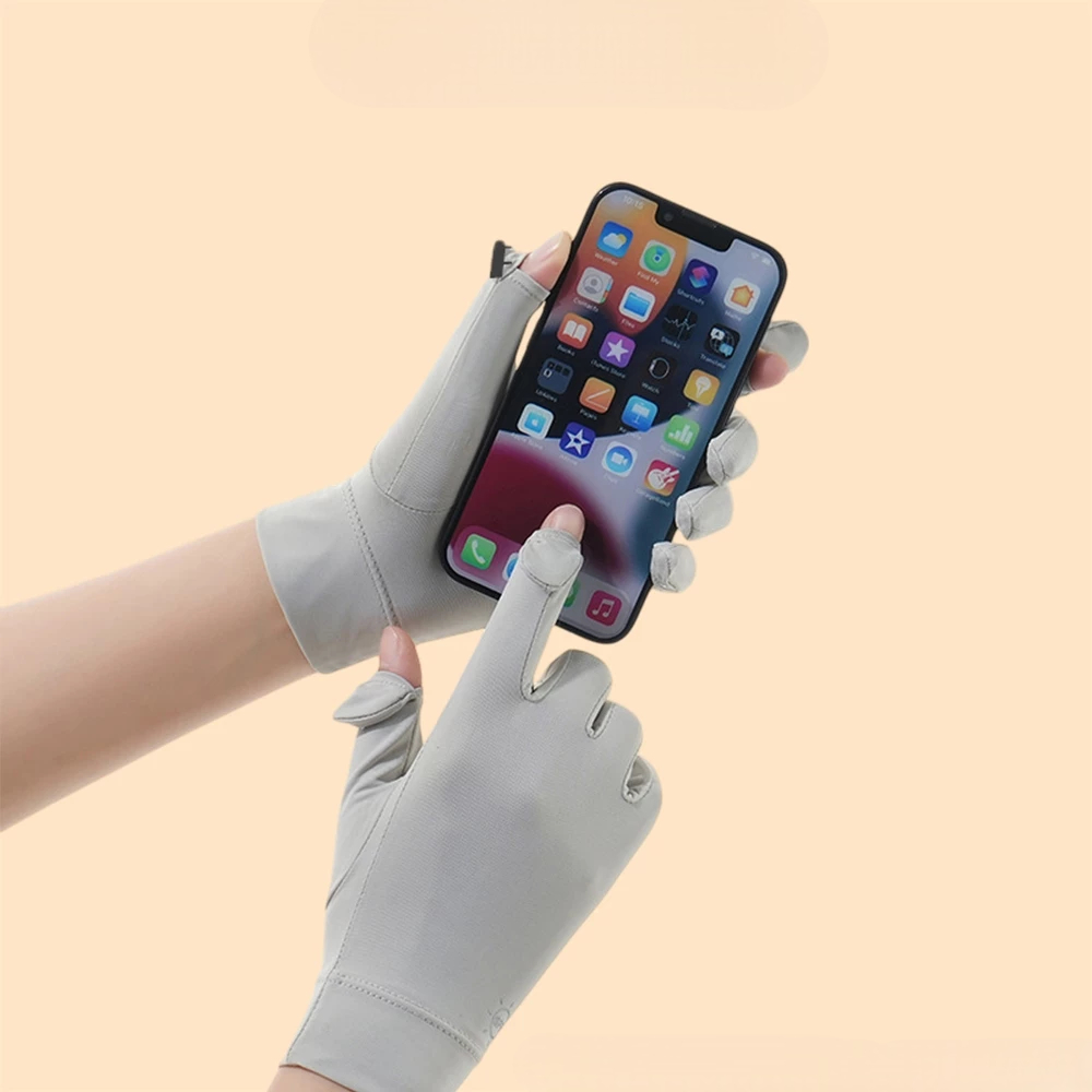 [Peinn] Găng Tay Ngắn Chống Nắng Hở Ngón Chống Trượt Chống Tia UV UPF50+ Nhiều Màu GTA01