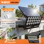 Đèn Led Pha Cốc MODI SOLAR Năng Lượng Mặt Trời 80W Chống Nước IP65 Ngoài Trời Siêu Sáng
