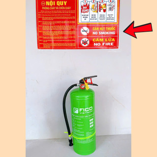 {CÓ KIỂM ĐỊNH+XE ĐIỆN}Bình chữa cháy gốc nước 6L FICO-FC-106-WB-Dùng cho gd,pin xe điện...