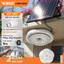 Đèn Ốp Trần Năng Lượng Mặt Trời MODI SOLAR, Đèn Led Ốp Trần 3 Màu Ánh Sáng, Điều Khiển Từ Xa