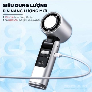 Quạt mini sò lạnh NUTANA 200 cấp độ gió, làm lạnh trực tiếp bảo hành 12 tháng
