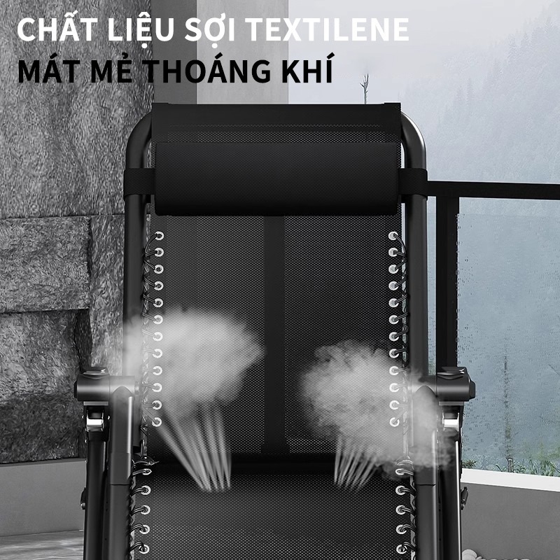 Ghế nằm gấp ghế nghỉ trưa ban công ghế tựa nhà văn phòng ghế ngủ trưa ghế lười ghế bãi biển