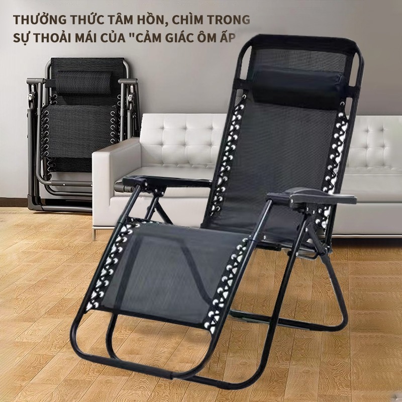 Ghế nằm gấp ghế nghỉ trưa ban công ghế tựa nhà văn phòng ghế ngủ trưa ghế lười ghế bãi biển