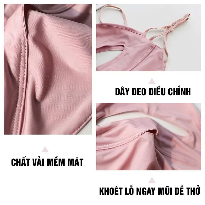 Mặt Nạ FullFace Chống Nắng, Chống Tia UV Tốt, Chất Liệu Cotton Su Mát Lạnh, Thoáng Khí KT2