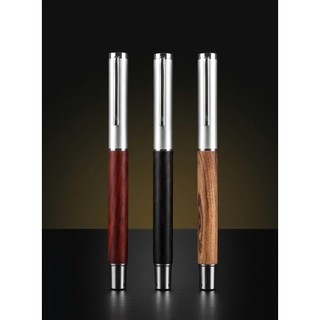 Bút Bi Ký Gỗ Cao Cấp – Teak / Hồng Đàn / Đàn Hương Tím | Full Set Hộp + Túi + Ngòi