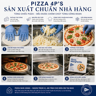 [HỎA TỐC] Pizza 4P’s Đông Lạnh - Xanhsam Natural & Organic