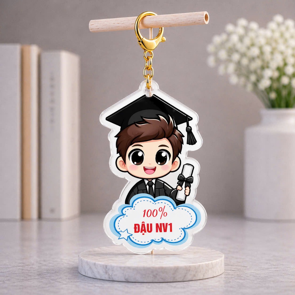 Mix mẫu 30 móc khoá động lực ý nghĩa Học Sinh quà tặng của giáo viên đến các em học sinh tốt nghiệp ra trường