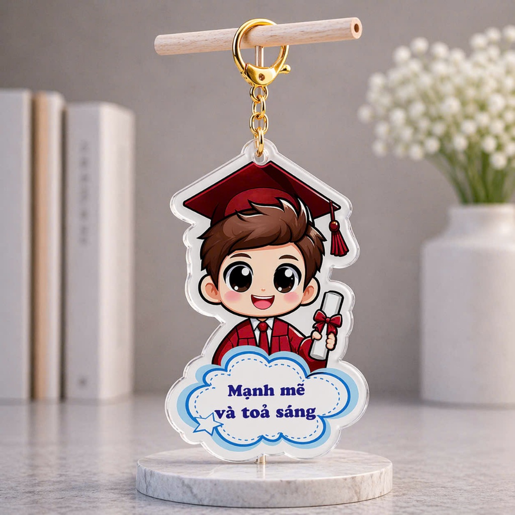 Mix mẫu 30 móc khoá động lực ý nghĩa Học Sinh quà tặng của giáo viên đến các em học sinh tốt nghiệp ra trường