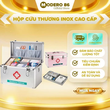 Hộp cứu thương inox, hộp sơ cứu chất lượng cao