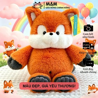 Bộ sưu tập Chạy - Gối ôm thú bông Cáo, Voi, Bò sữa, Chuột | Bạn đồng hành giấc ngủ | Hàng có sẵn giao ngay