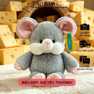 Bộ sưu tập Chạy - Gối ôm thú bông Cáo, Voi, Bò sữa, Chuột | Bạn đồng hành giấc ngủ | Hàng có sẵn giao ngay