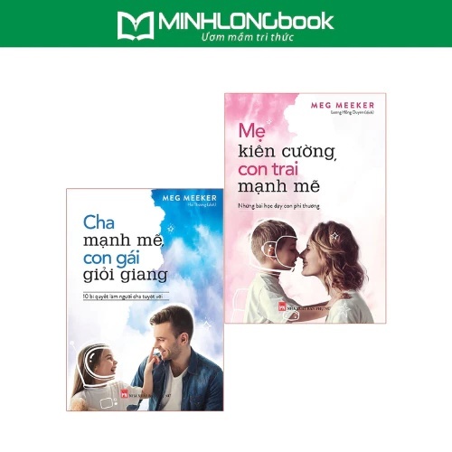 Sách: Combo 2 Cuốn Cha Mạnh Mẽ, Con Gái Giỏi Giang + Mẹ Kiên Cường, Con Trai Mạnh Mẽ