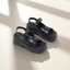 Giày Sandal Nữ Đế Xuồng Cao 6cm Da PU Hở Mũi Thời Trang Pixie H363