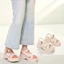 Giày Sandal Nữ Đế Xuồng Cao 6cm Da PU Hở Mũi Thời Trang Pixie H363