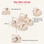 Giày Sandal Nữ Đế Xuồng Cao 6cm Da PU Hở Mũi Thời Trang Pixie H363