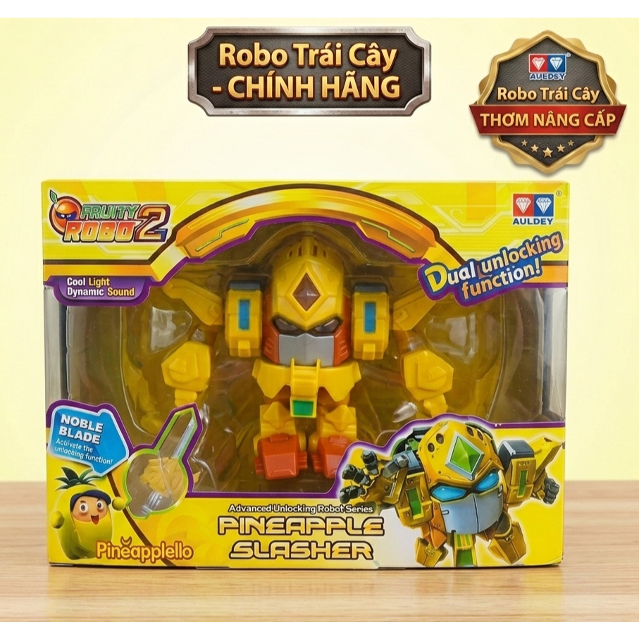 Robo Trái Cây - Thơm Nâng Cấp - Chính hãng Auldey - Khuyến mãi khủng