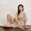 Ullala Pajamas Basic Beria Bộ ngủ mặc nhà nữ ngắn tay Size M,L