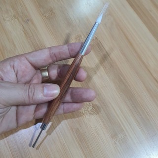 Cọ Nặn gel Hoa Silicon 2 Đầu Cán Gỗ, CỌ làm nail, cọ vẽ móng -  Phúc Hưng