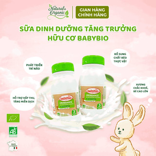 Sữa Dinh Dưỡng Tăng Trưởng Hữu Cơ Babybio Giàu Vitamin Và Khoáng Chất Thiết Yếu - Natural Market