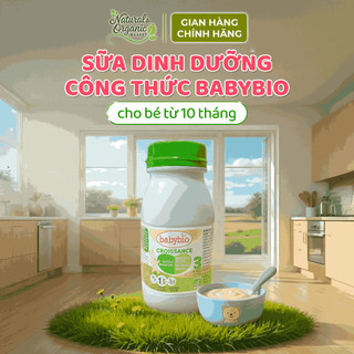 Sữa Dinh Dưỡng Tăng Trưởng Hữu Cơ Babybio Giàu Vitamin Và Khoáng Chất Thiết Yếu - Natural Market
