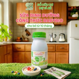 Sữa nước dinh dưỡng tăng trưởng hữu cơ Babybio cho bé 250ml 10-36 tháng