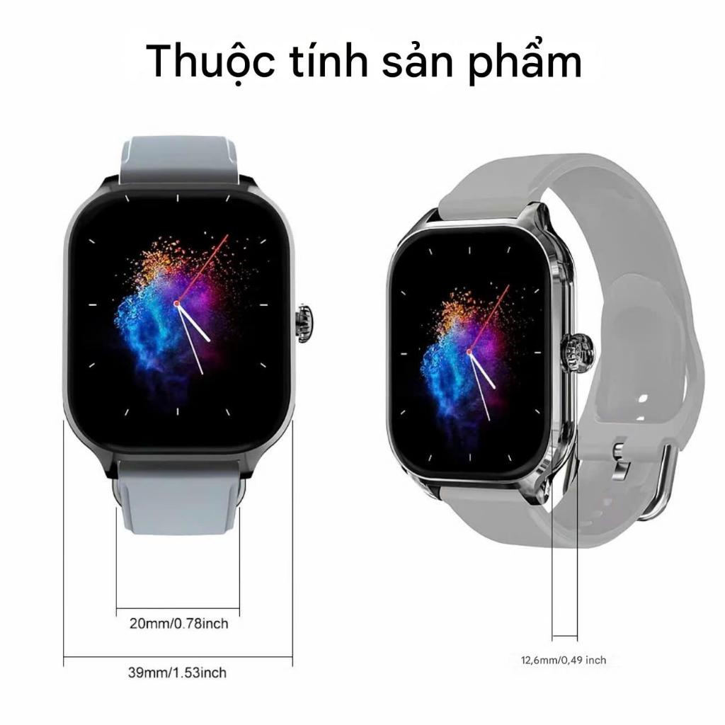 Đồng Hồ Thông Minh H9 / T2 / T800 Pro Max Nghe Gọi Bluetooth, Đo Huyết Áp, Oxy Máu, Màn Hình Lớn Phù Hợp Nam Nữ