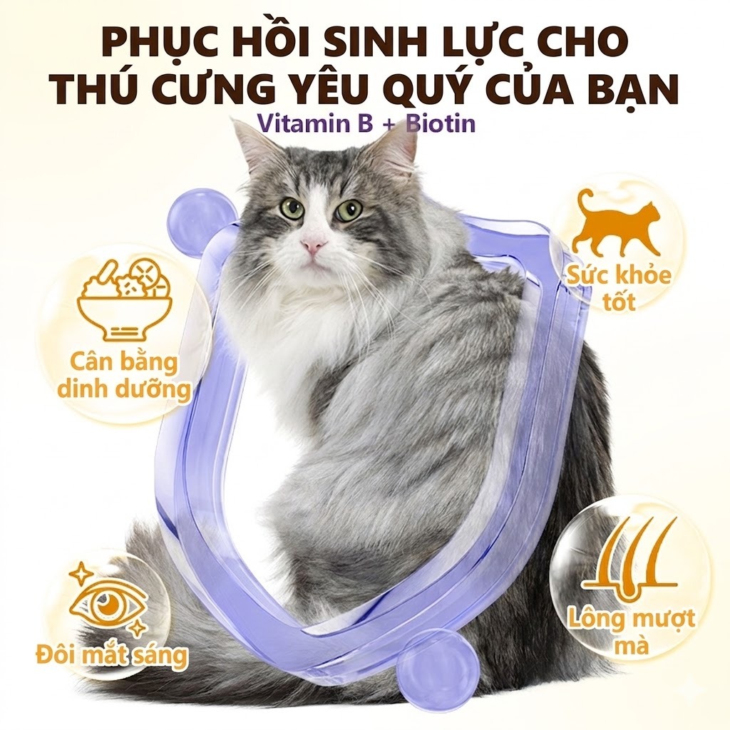 Cassiel Pet Vitamin Tổng Hợp Giúp Kích Tăng Dề Kháng Thích Sựthèm Kích Trọng Thiết Yếu Cho Chó Và Mèo