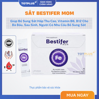 Sắt Bestifer Mom - Bổ Sung Sắt Dễ Hấp Thu, Giảm Thiếu Máu, Không Táo Bón