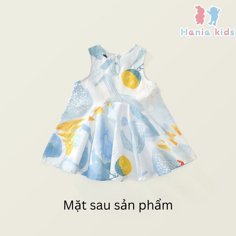 Váy Cho Bé Gái, Váy Suông Sát Nách Cho Bé Gái Họa Tiết Đáng Yêu Dáng Xòe Chất Liệu Mềm Mại