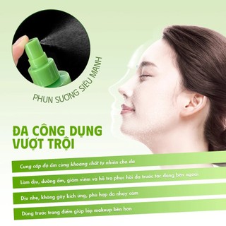 Xịt Khoáng Lô Hội Arumore Xịt Khoáng Làm Dịu Da Cấp Ẩm  ARUMORE ALOE VERA SOOTHING MIST 200ml - Skinora Beauty